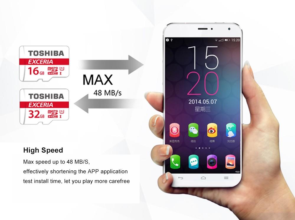 PK Thẻ nhớ Toshiba 32G Class10 48Mb/s - Ảnh 2