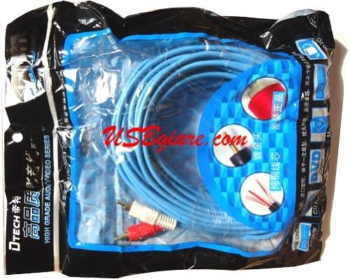 PK Cáp 3.5 ra 2 đầu bông sen 1.5m nâu - Ảnh 4