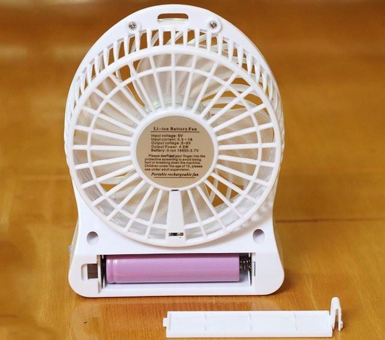 PK Quạt sạc mini 3 tốc độ - Ảnh 3