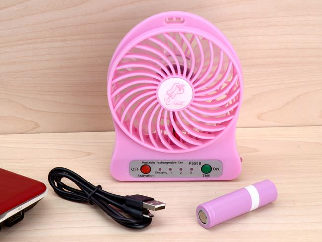 PK Quạt sạc mini 3 tốc độ - Ảnh 5