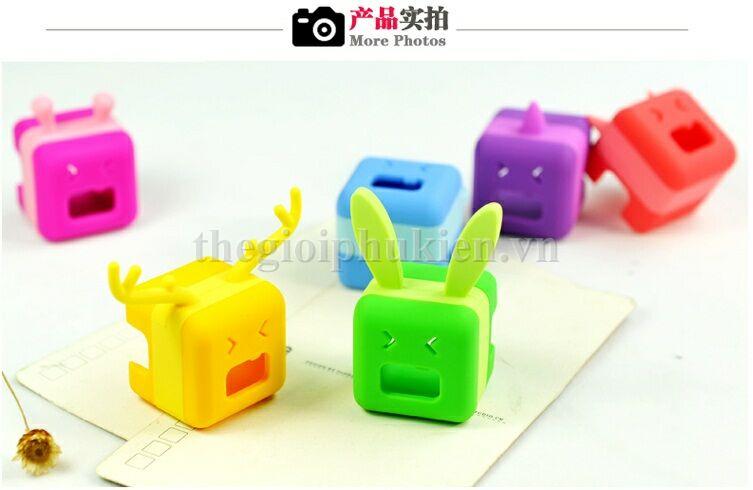 PK Bộ 4 bọc củ sạc hình thú 1 - Ảnh 20