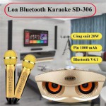 PK Loa Bluetooth SD306 kèm 2 Micro không dây - Ảnh 2