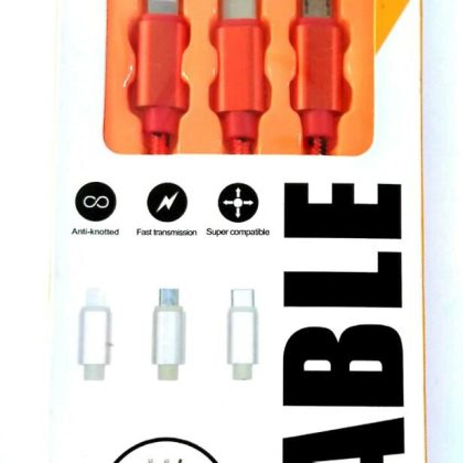 PK Cáp Micro Type C IOS dây dù B29