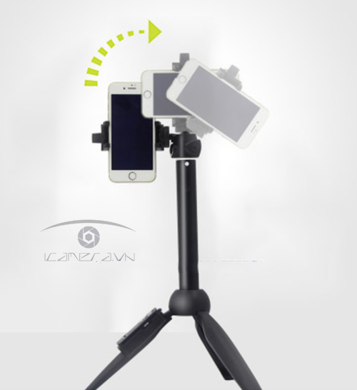 PK Gậy chụp hình Selfie Q4/Q5 đầu gập 3.5