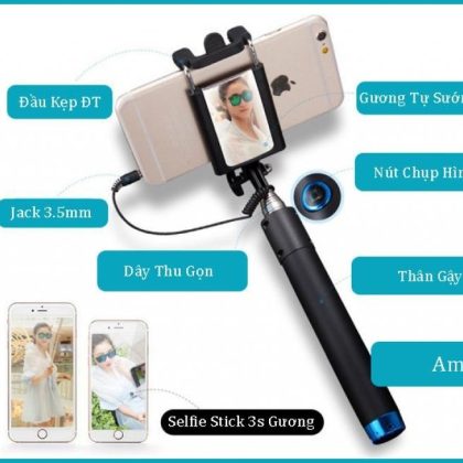 PK Gậy chụp hình Selfie 6S 3.5 dài