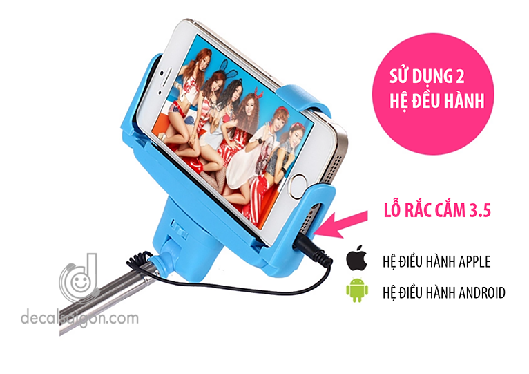 PK Gậy chụp hình Selfie D12S 3.5 - Ảnh 7