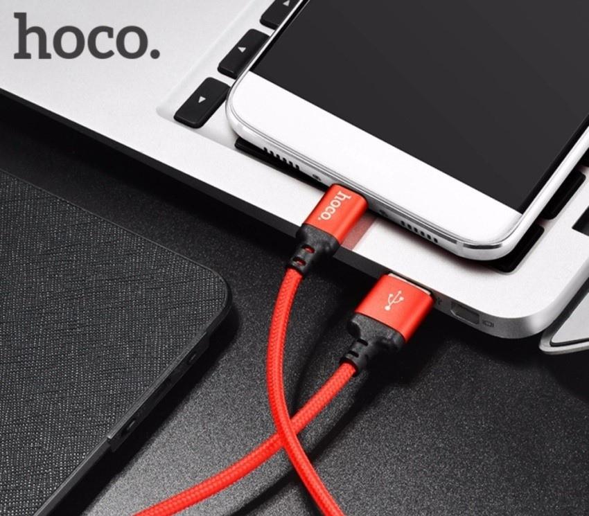 PK Cáp Lightning iPhone 5/5s/6/6s/7 HOCO X2 1M dây dù - Ảnh 3