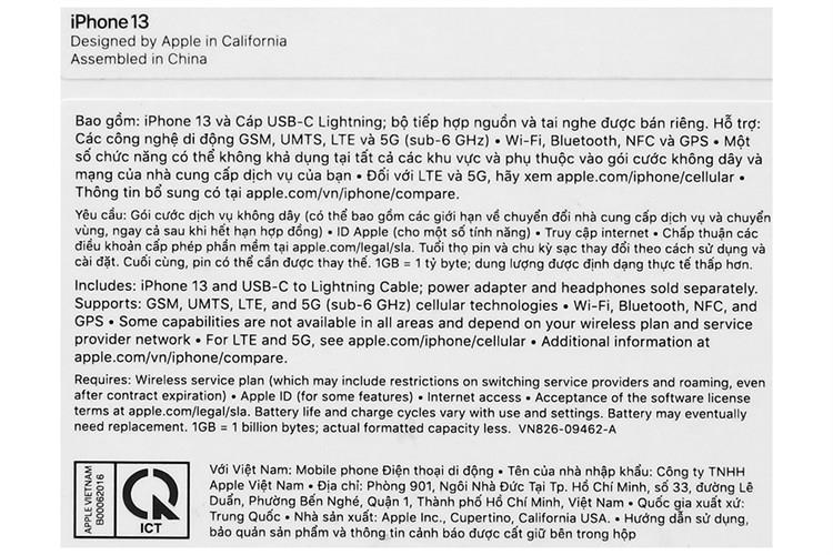 ĐTDĐ IPHONE 13 128G - Ảnh 14