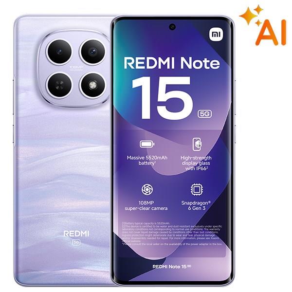 ĐTDĐ XIAOMI REDMI NOTE 15 5G 6GB 128GB