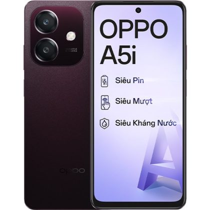 ĐTDĐ OPPO A5I 6G 128G ĐỎ TÍM