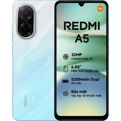 ĐTDĐ XIAOMI REDMI A5 3G 64G XANH DƯƠNG VÀNG ĐEN
