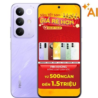 ĐTDĐ REALME C85 5G 8G 256G TÍM XANH LÁ