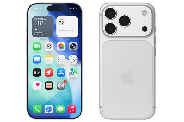 ĐTDĐ IPHONE 17 PRO 256G BẠC - Ảnh 2