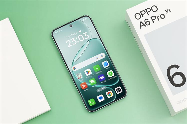 ĐTDĐ OPPO A6 PRO 8G 256G TITAN XANH - Ảnh 4