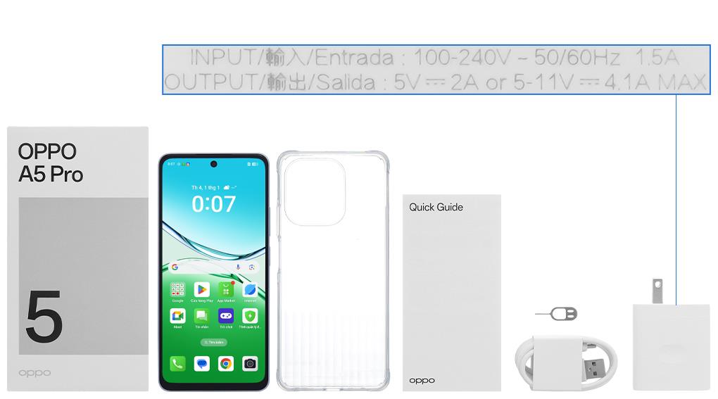 ĐTDĐ OPPO A5 PRO 8G 256G XANH DƯƠNG - Ảnh 15